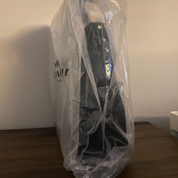 Coach Black Leather Jules Hobo Bag - Picture 9 of 9